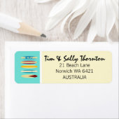 Étiquette Panneaux vintages (En situation)