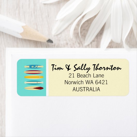 Étiquette Panneaux vintages (En situation)