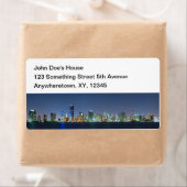 Étiquette Panorama de Miami Skyline (En situation)