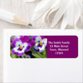 Étiquette Pansy (En situation)