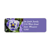 Étiquette Pansy (Devant)