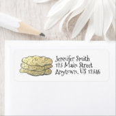 Étiquette Papadum Indian Restaurant Nourriture Pains Flatés (En situation)