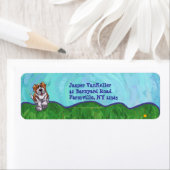 Étiquette Papeterie St. Bernard (En situation)