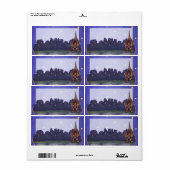 Étiquette Papier à papier pour chien (Feuille entière)