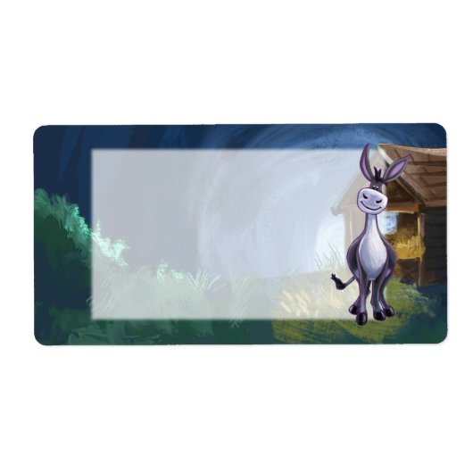 Étiquette Papier Donkey (Devant)