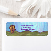 Étiquette Papier Lion (En situation)