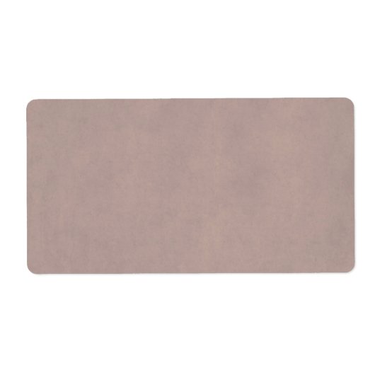Étiquette Papier parchemin Brown neutre vintage (Devant)