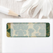 Étiquette Papier peint vintage (En situation)