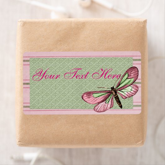 Étiquette papillon à ressort (En situation)