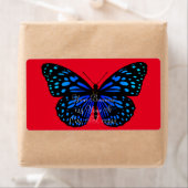 Étiquette Papillon bleu Thunder_Cove (En situation)