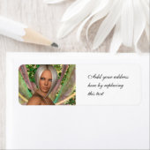 Étiquette Papillon de fée (En situation)