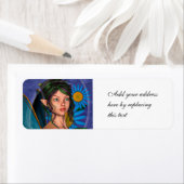 Étiquette Papillon de fée (En situation)