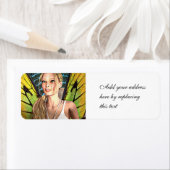 Étiquette Papillon de fée (En situation)