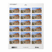 Étiquette Parade des éléphants (Feuille entière)