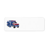 Étiquette Paramètre EMT d'ambulance EMS (Devant)