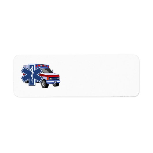 Étiquette Paramètre EMT d'ambulance EMS (Devant)