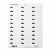 Étiquette Paramètre EMT d'ambulance EMS (Feuille entière)