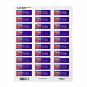 Étiquette Parapluies colorées Mignonne Fille Mode (Feuille entière)