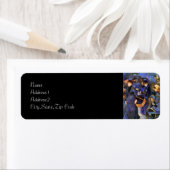 Étiquette Parapluies de Renoir (En situation)