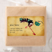 ÉTIQUETTE PARC MARDI GRAS MASQUERADE (En situation)