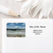 Étiquette Parc national de Yellowstone (En situation)