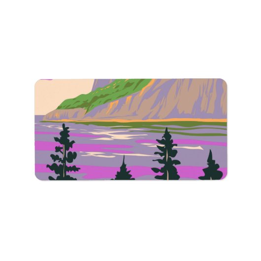 Étiquette Parc national Forillon (Devant)