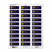 Étiquette Parent privé du sommeil (Feuille entière)