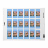 Étiquette parme italie (Feuille entière)