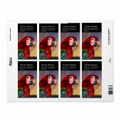 ÉTIQUETTE PARROS HYPER / ARBE ROUGE (Feuille entière)