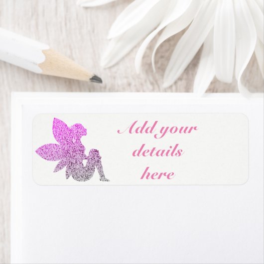 Étiquette Parties scintillant Fairy (En situation)