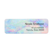 Étiquette parties scintillant marbre arrière - plan étiquett (Devant)