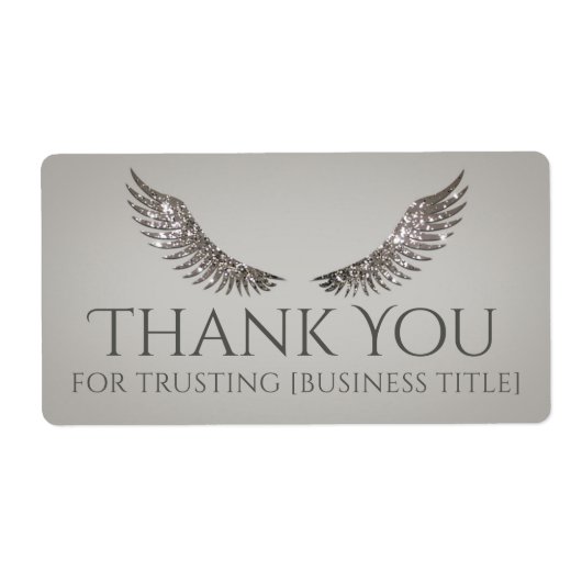 Étiquette Parties scintillant Mascara Eyelash Extensions Éti (Devant)