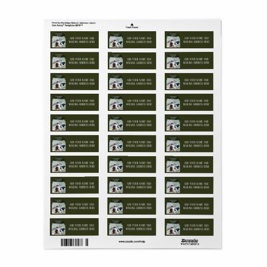 Étiquette Pas de pollinisateurs, pas de vie (Feuille entière)