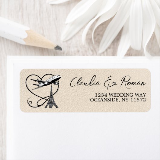 Étiquette Passeport d'Ivoire Paris (En situation)