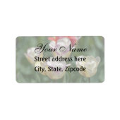 Étiquette Pastel Tulips (Devant)