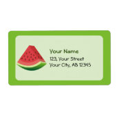 Étiquette Pastèque (Devant)