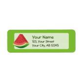 Étiquette Pastèque (Devant)