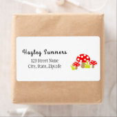 Étiquette Patch de champignons de tabouret mou (En situation)