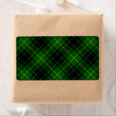 Étiquette Pâte verte de tartan MacArthur (En situation)