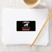 Étiquette Patineur de Roller Derby (En situation)