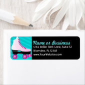 Étiquette Patins rétro (En situation)