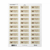 étiquette Patriot American Eagle (Feuille entière)