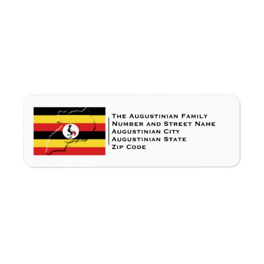 Étiquette Patriotique | DRAG OUGANDA (Devant)