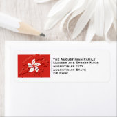 Étiquette Patriotique | HONG KONG FLAG (En situation)