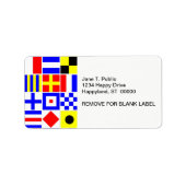 Étiquette Pattern de Colorful (Devant)