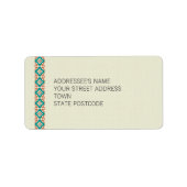 Étiquette Patterns & Borders 3 Address Label (Devant)