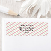 Étiquette Patters de Red And Green (En situation)