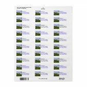 Étiquette Pâturage (Feuille entière)