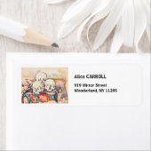 Étiquette Paul Cezanne - Aquarelle à trois crânes (En situation)