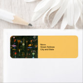 Étiquette Paul Klee art : Fish Magic, célèbre peinture Klee (En situation)